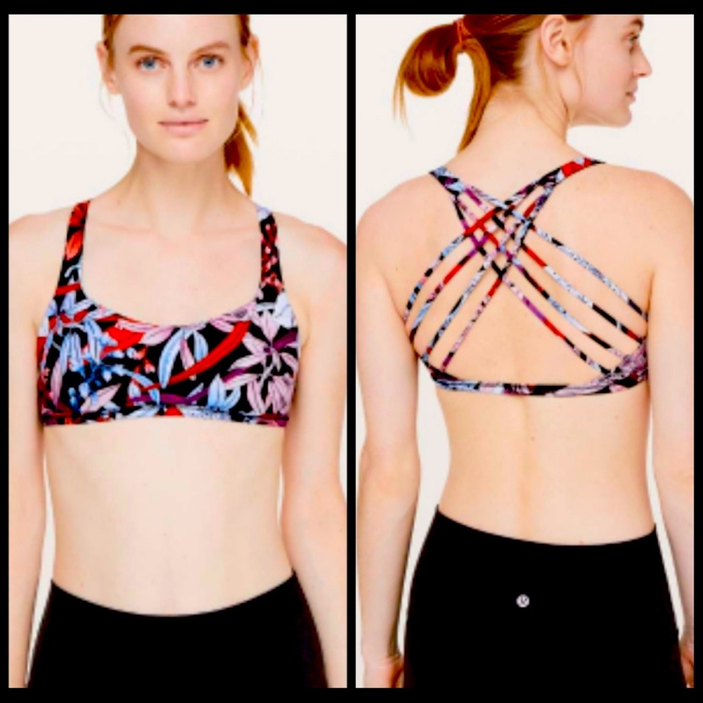 Lululemon free to be wild lily print size 10